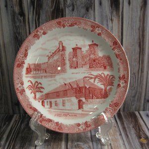 VINTAGE J. CARVER HARRIS ST. AUGUSTINE, FLORIDA BY ALFRED MEAKIN B & B PLATE - 1